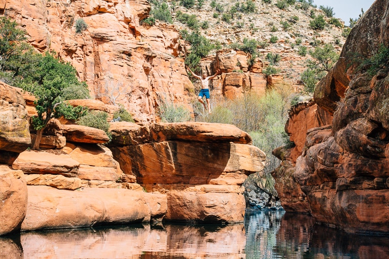 The Ultimate Guide to Sedona's Swimming Holes | The Crack at Bell Crossing