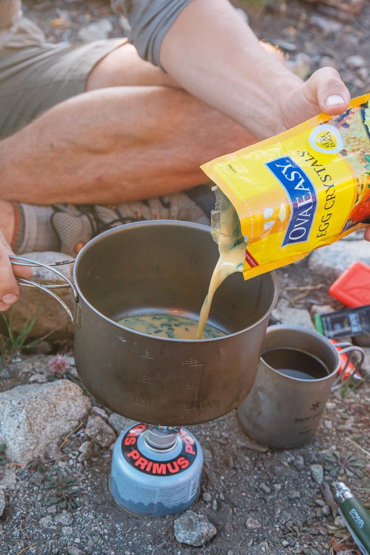 Backpacking Breakfast Scramble Fresh Off the Grid