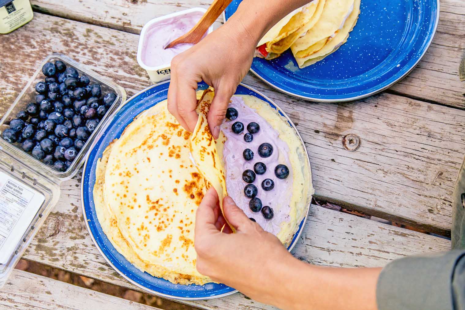 Pönnukökur Icelandic Pancakes with Skyr Fresh Off The Grid