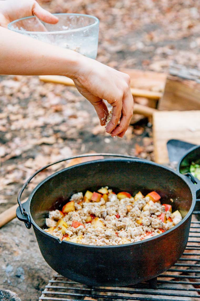 Dutch Oven Apple Cobbler Fresh Off The Grid