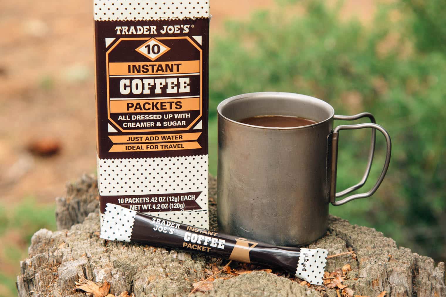 instant coffee travel packs